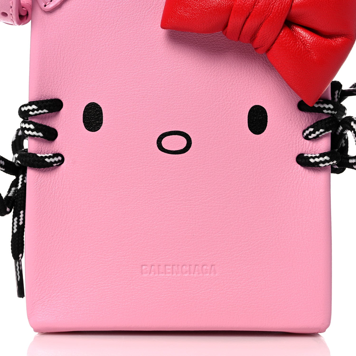 Balenciaga Calfskin Hello Kitty Phone Holder Bag Pink 8 of 10