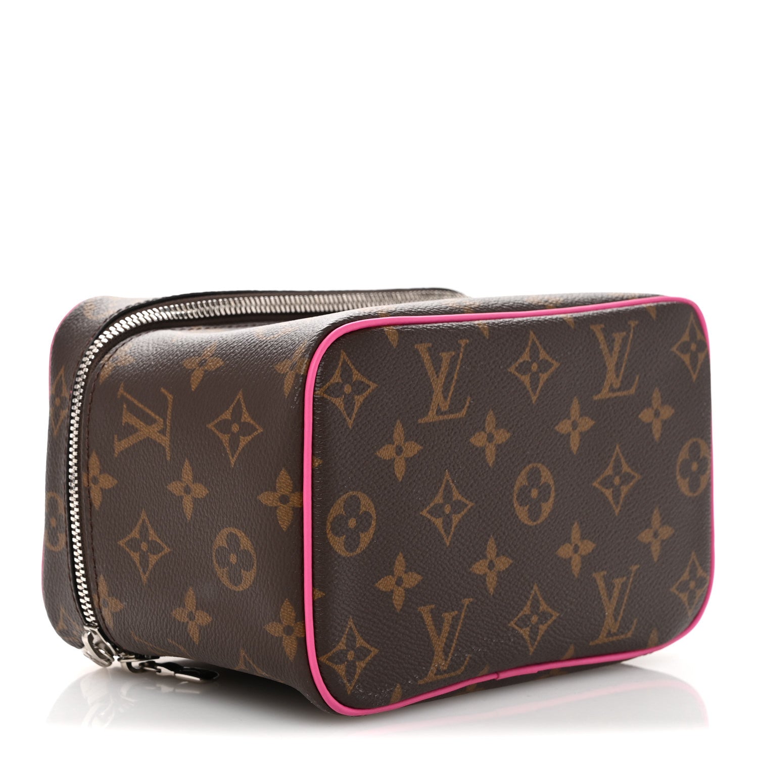 Louis Vuitton Monogram Macassar Nice Mini Fuchsia 4 of 9