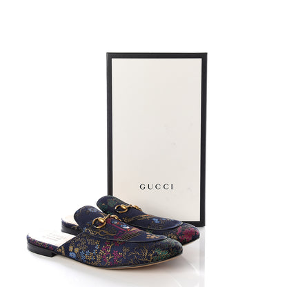 Gucci X DISNEY Jacquard Japanese Donald Duck Mens Princetown Slippers 13 Tide Multicolor Bordeaux 11 of 11