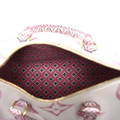 Louis Vuitton Monogram Giant By The Pool 2.0 Speedy Bandouliere 25 Rose 5 of 15