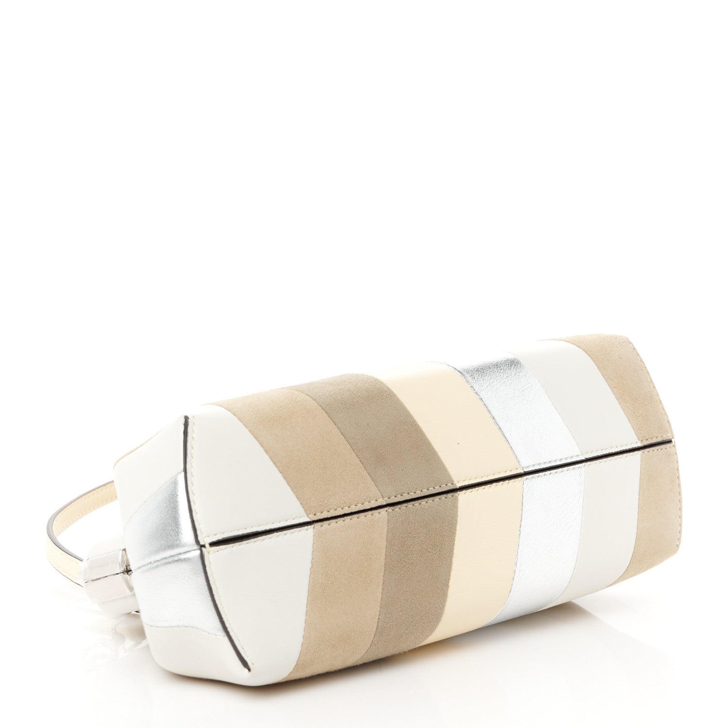 Fendi Nappa Suede Striped Inlay Small Fendi First Multicolor 3 of 10