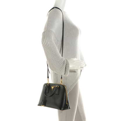 Prada Saffiano Lux Small Promenade Tote Black 2 of 8
