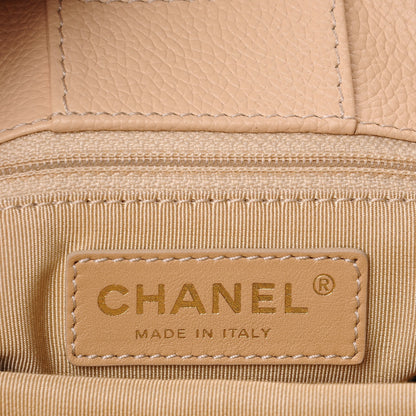 Chanel Calfskin Cerf Executive Shopper Tote Beige 7 of 9