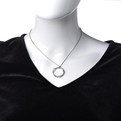 David Yurman Sterling Silver Diamond Blue Topaz Hampton Blue Topaz Iolite Confetti Pendant Necklace 2 of 7