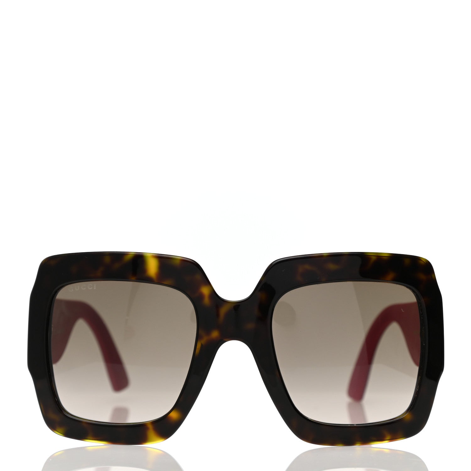 Gucci Square Frame GG0102S Sunglasses Glitter Pink Multi 2 of 7