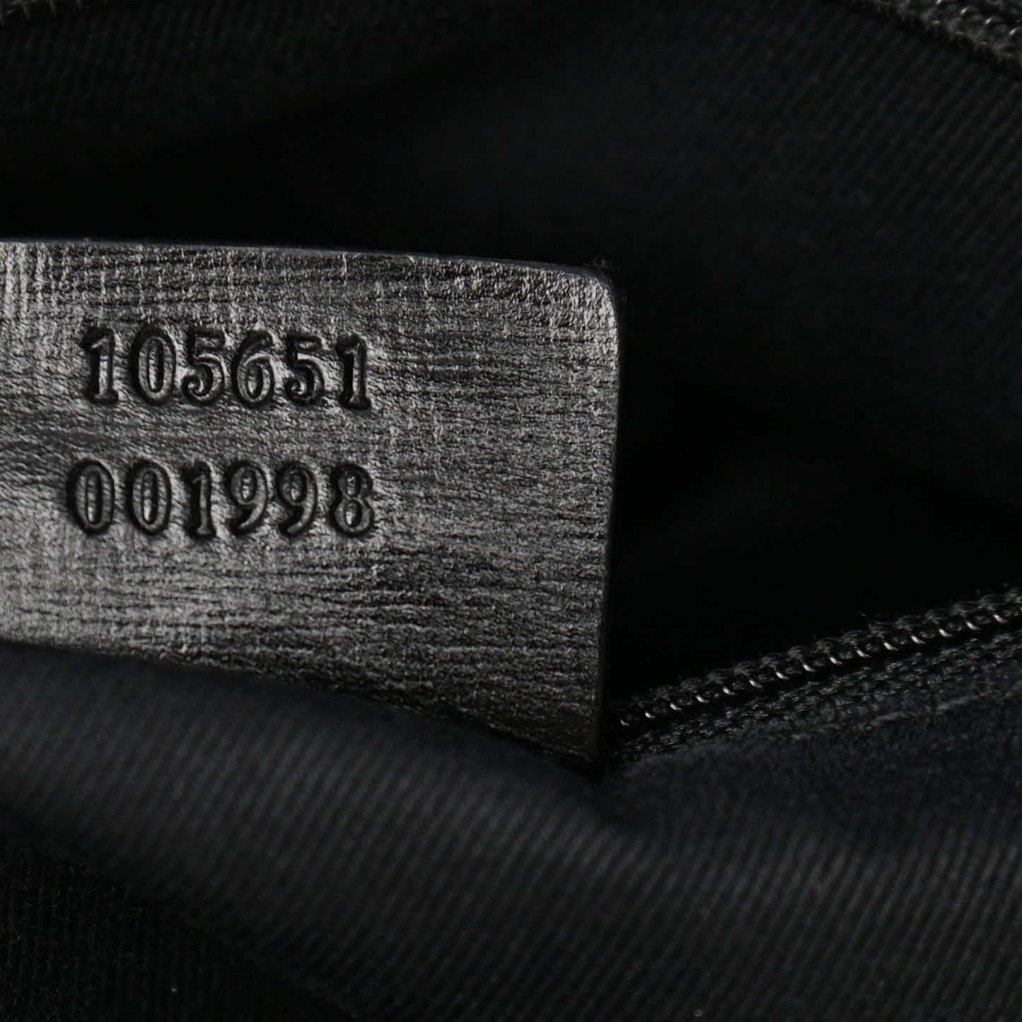GG Plus Small Monogram Tote Black