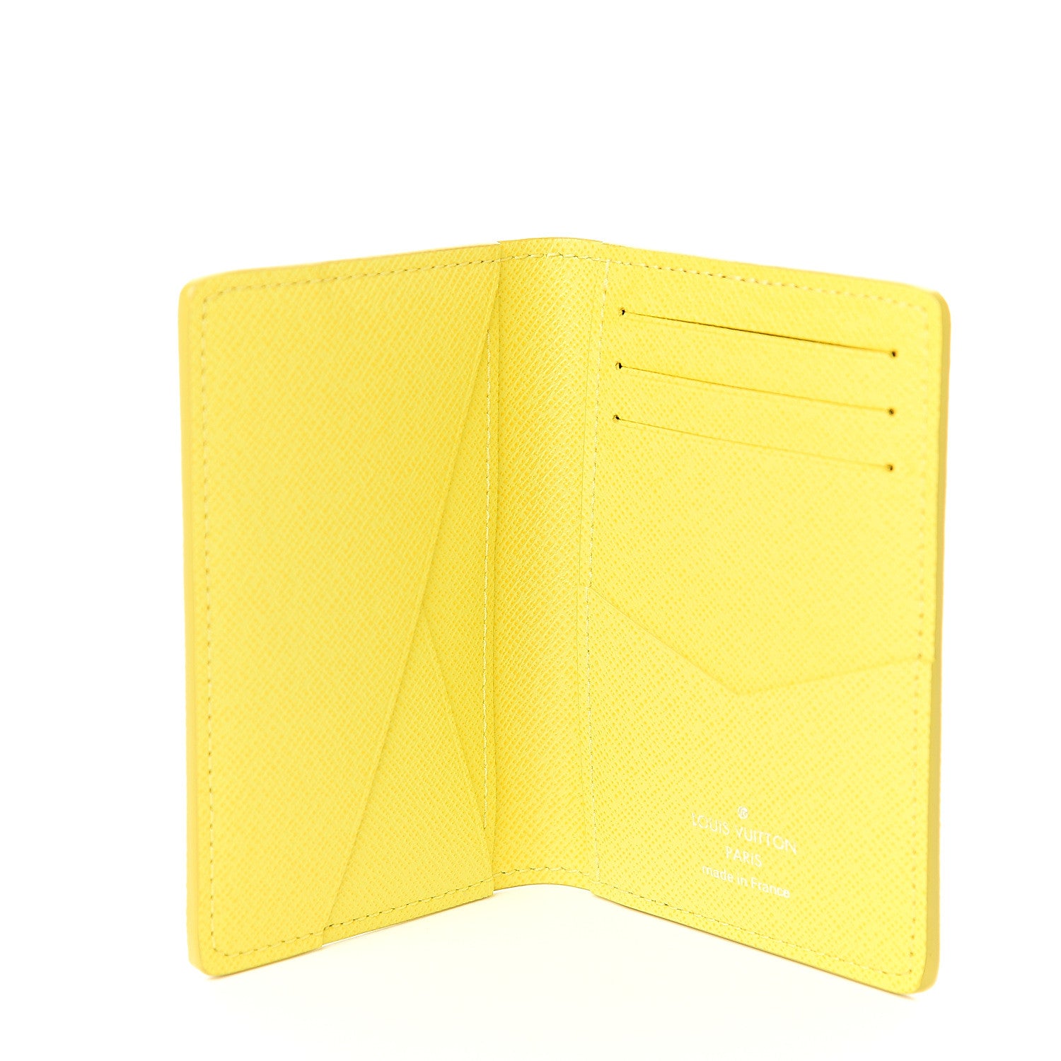 Louis Vuitton Damier Graphite Logo Pocket Organizer Yellow 4 of 7