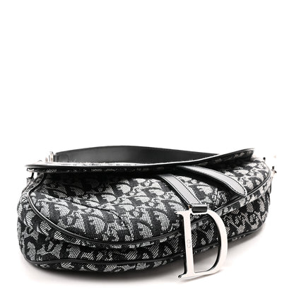 Christian Dior Monogram Saddle Bag Black 4 of 11