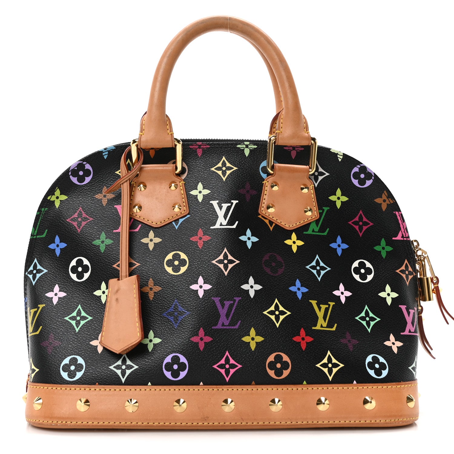Louis Vuitton Monogram Multicolor Alma PM Black 1 of 9