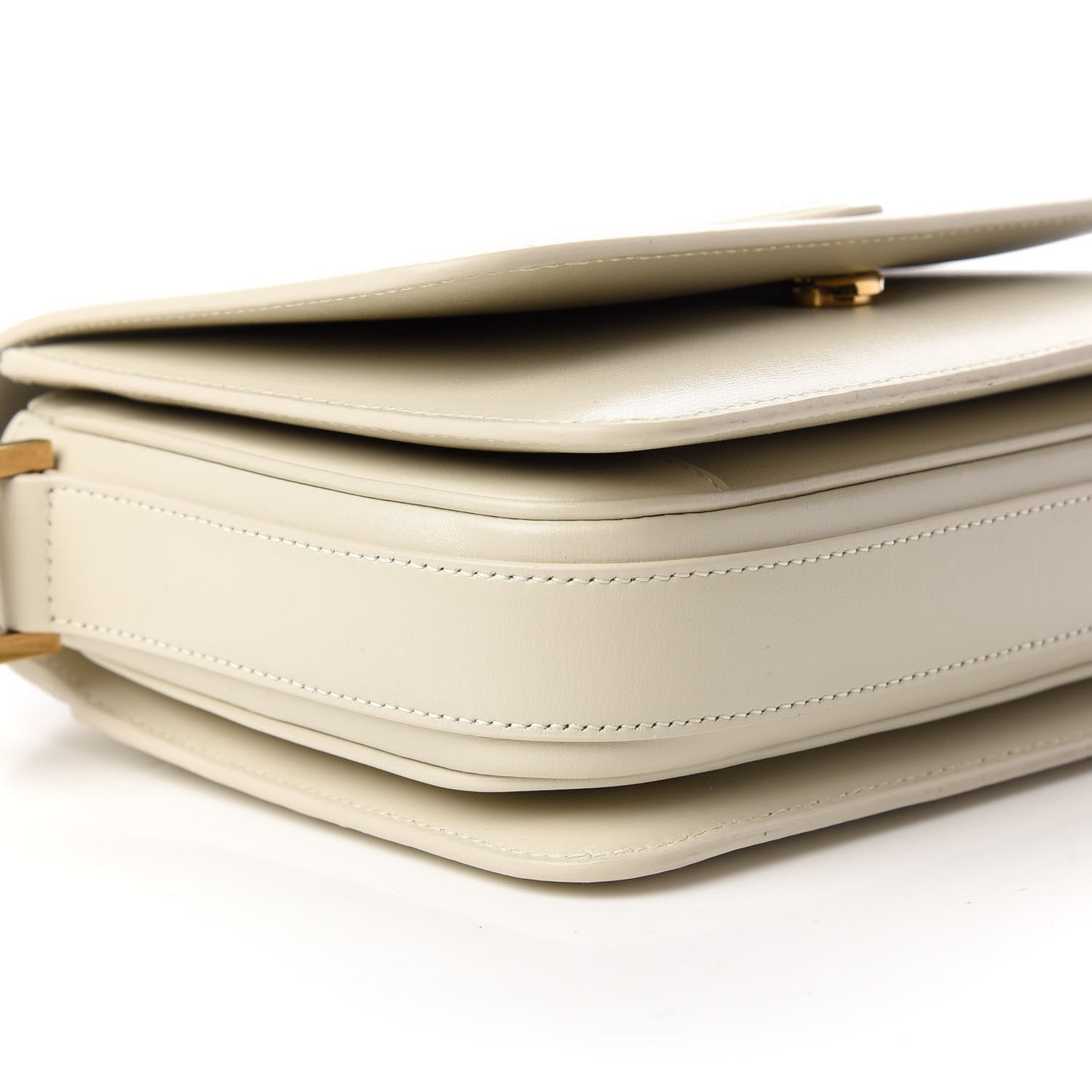 Calfskin Le 61 Shoulder Bag White