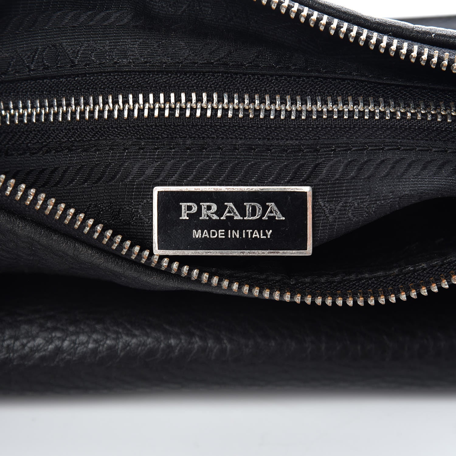 Prada Vitello Daino Box Shoulder Bag Nero Black 8 of 14
