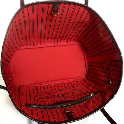 Louis Vuitton Damier Ebene Neverfull MM 5 of 9