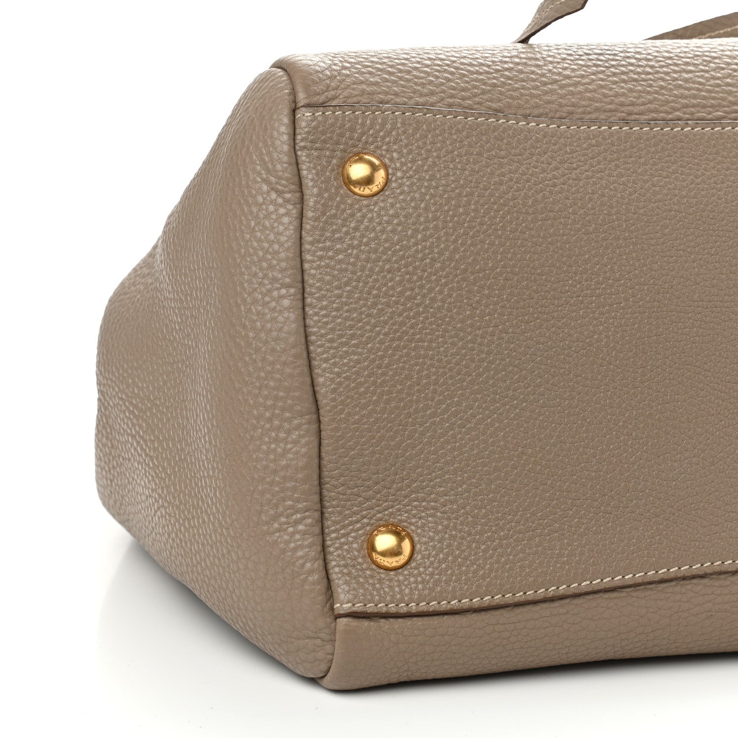 Prada Vitello Daino Tote Visone 9 of 10
