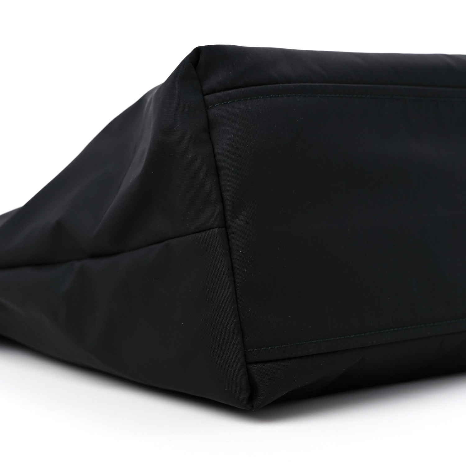 Prada Tessuto Nylon Vela Saffiano Tote Black 7 of 8
