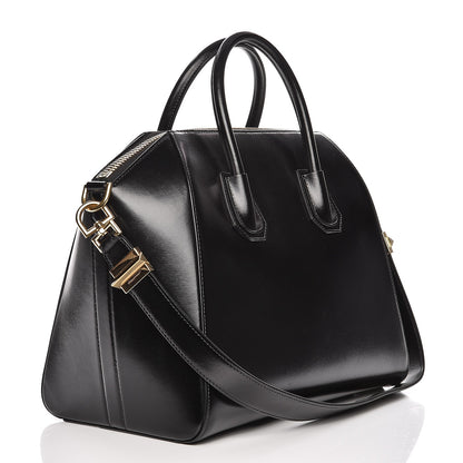 Givenchy Shiny Lord Calfskin Medium Antigona Black 4 of 11