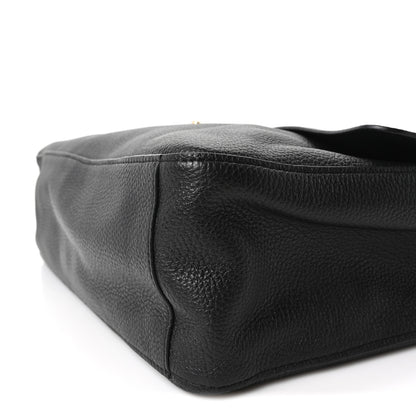 Chanel Grained Calfskin Souplissimo Maxi Flap Black 10 of 11