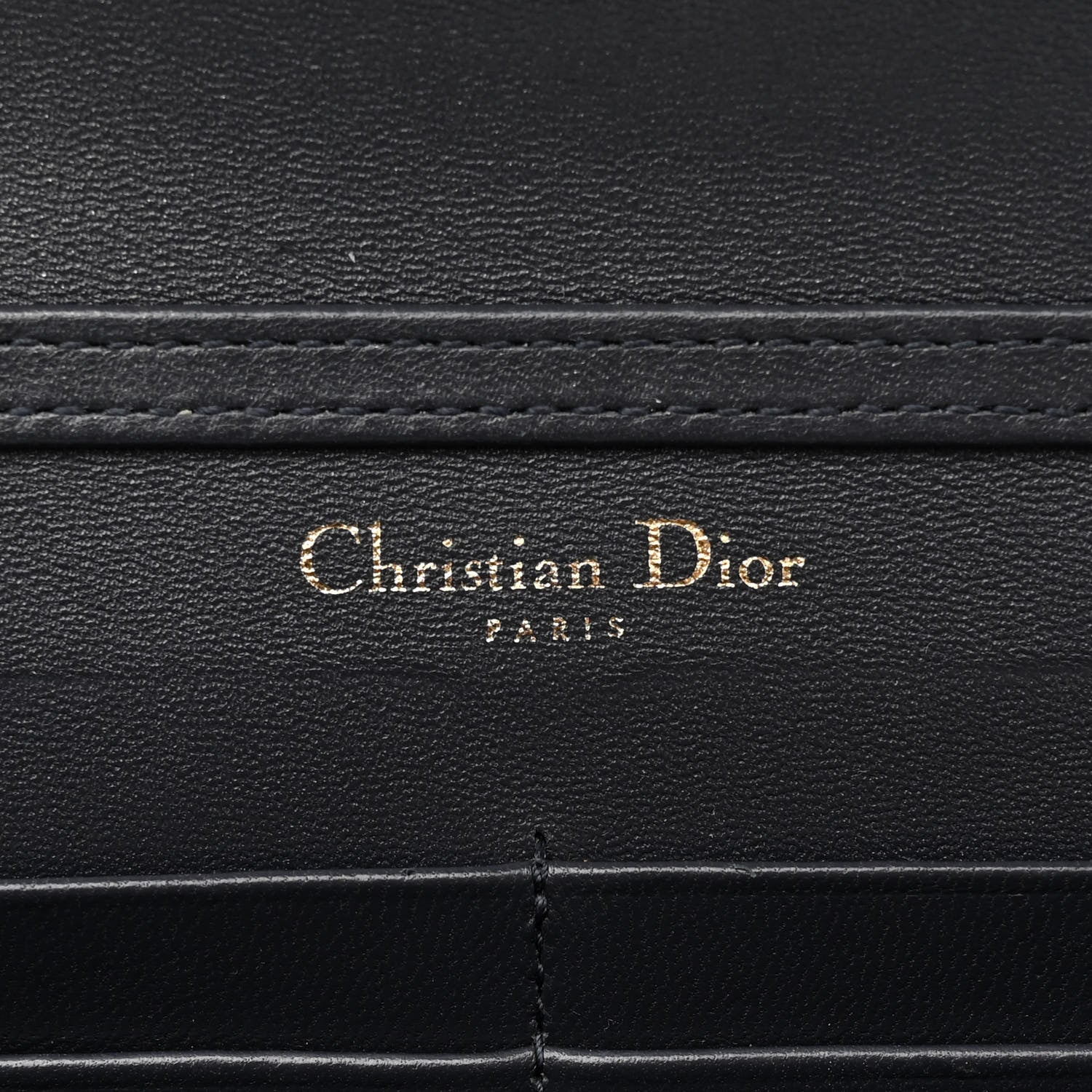 Christian Dior Metallic Patent Micro-Cannage Diorama Wallet on Chain Pouch 6 of 11
