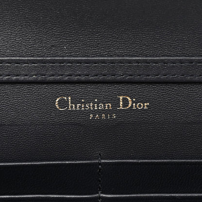 Christian Dior Metallic Patent Micro-Cannage Diorama Wallet on Chain Pouch 6 of 11