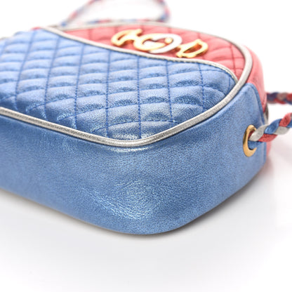 Gucci Laminated Nappa Trapuntata Mini Zumi Dome Shoulder Bag Rosso Marine Argento 9 of 13