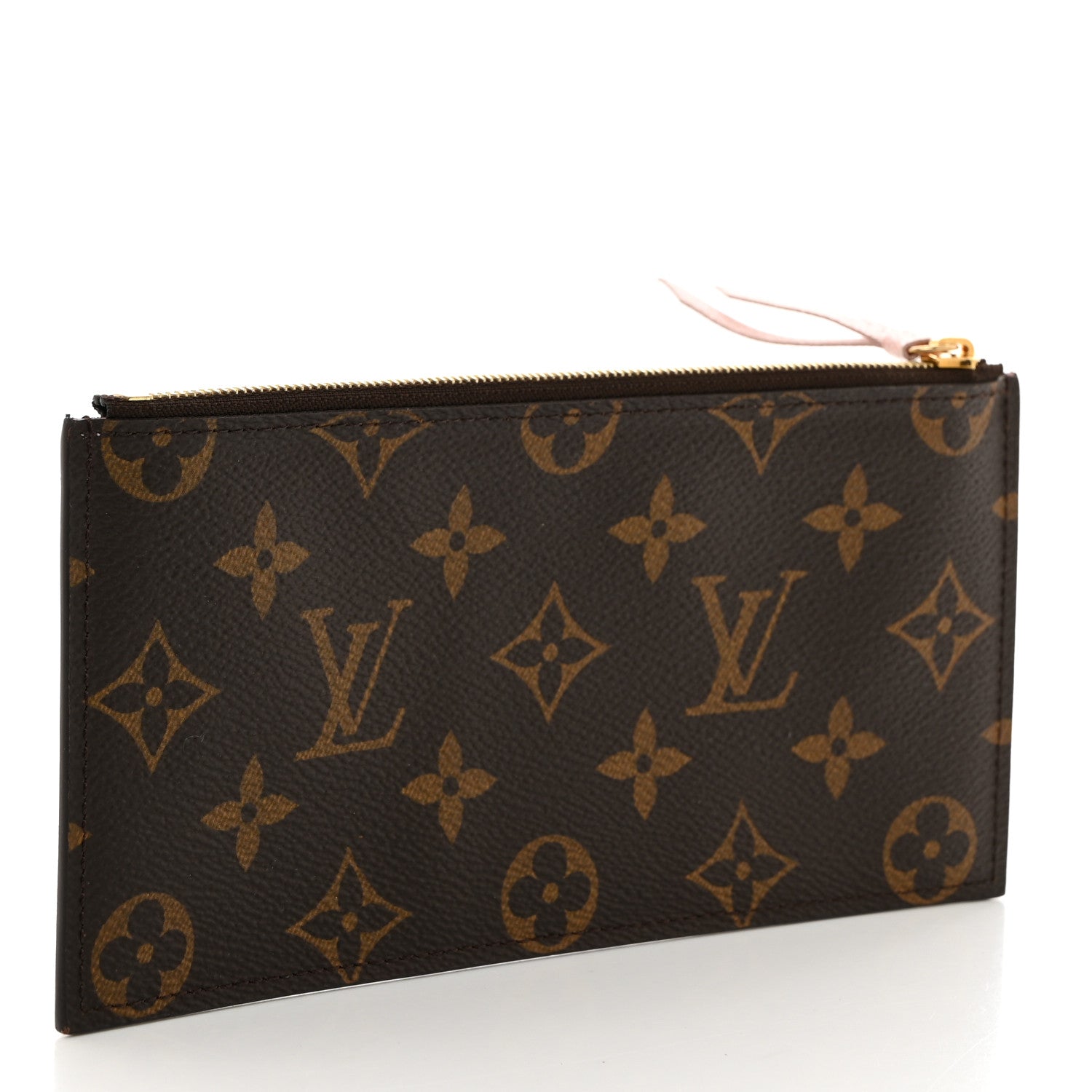 Louis Vuitton Monogram Felicie Chain Wallet Zippered Insert Rose Ballerine 3 of 6