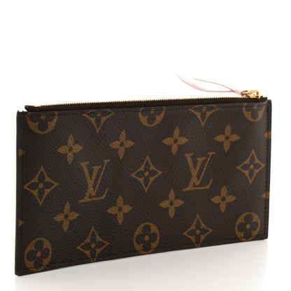 Louis Vuitton Monogram Felicie Chain Wallet Zippered Insert Rose Ballerine 3 of 6