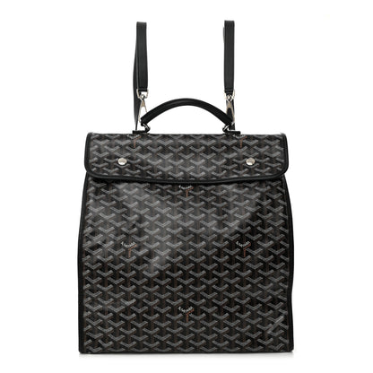 Goyard Goyardine Saint Leger Soft Briefcase Backpack Black 1 of 9