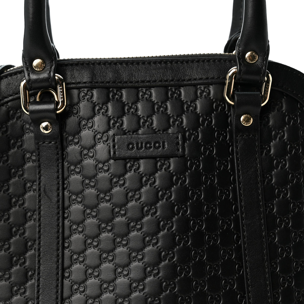 Microguccissima Mini Dome Bag Black
