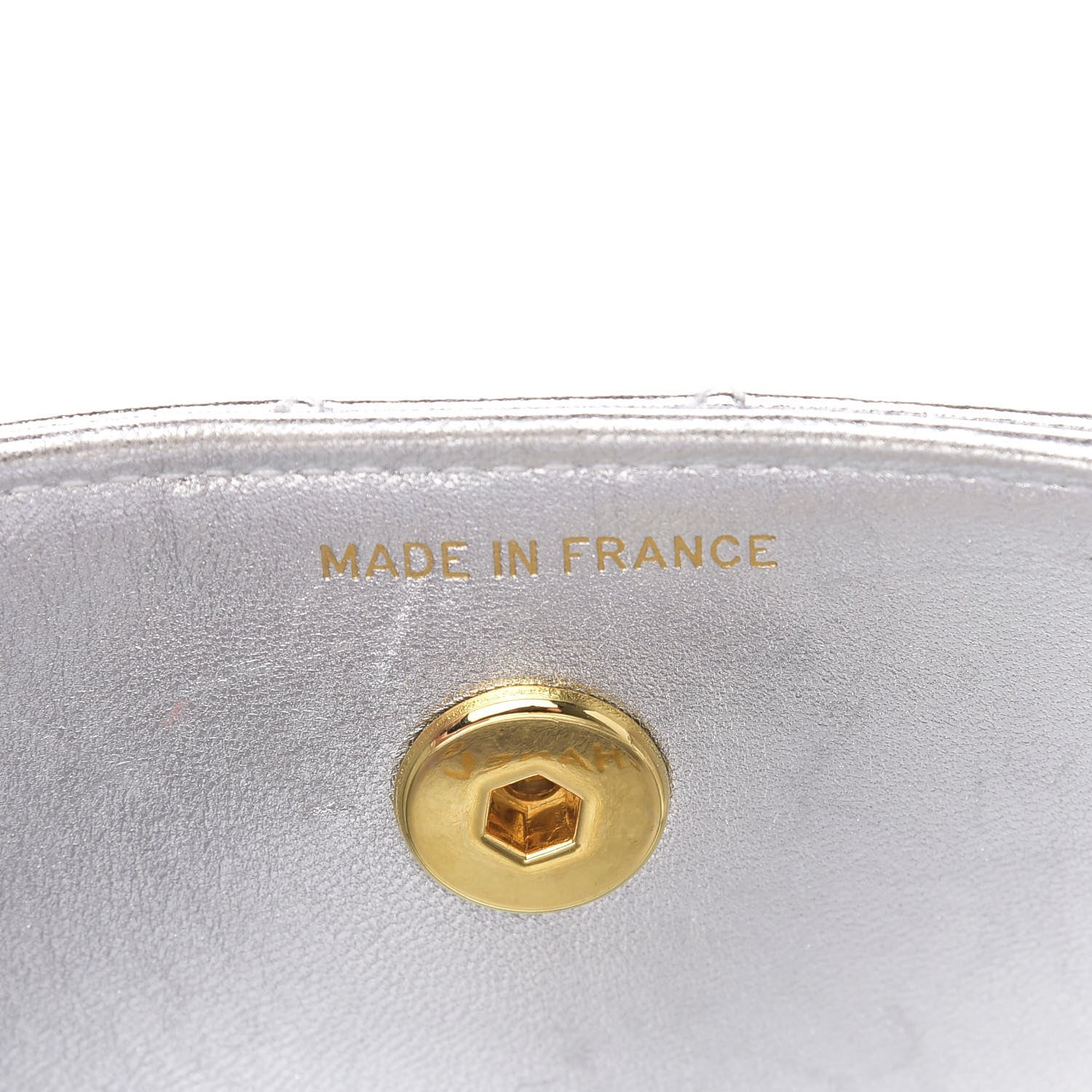 Chanel Metallic Lambskin Quilted Micro Mini Flap Silver 8 of 13