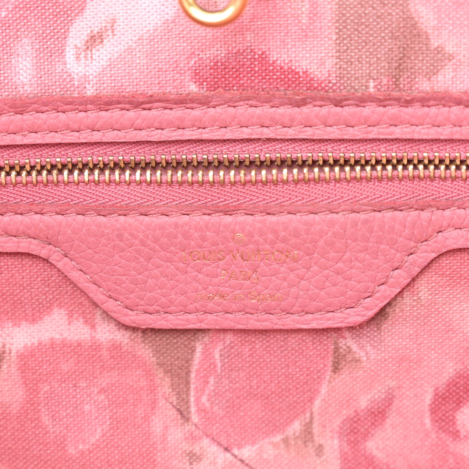 Louis Vuitton Monogram Articles de Voyage Ikat Neverfull MM Rose Velours 6 of 10