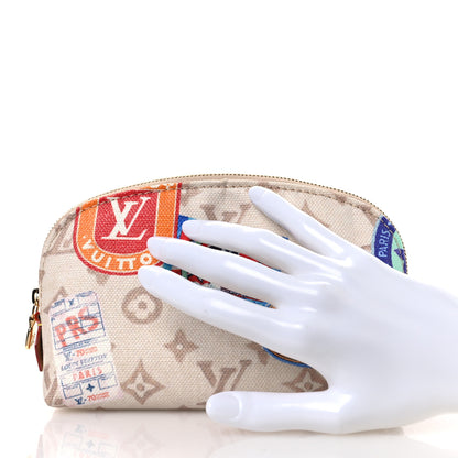 Louis Vuitton Monogram Flight Mode Cosmetic Pouch Dune 2 of 10