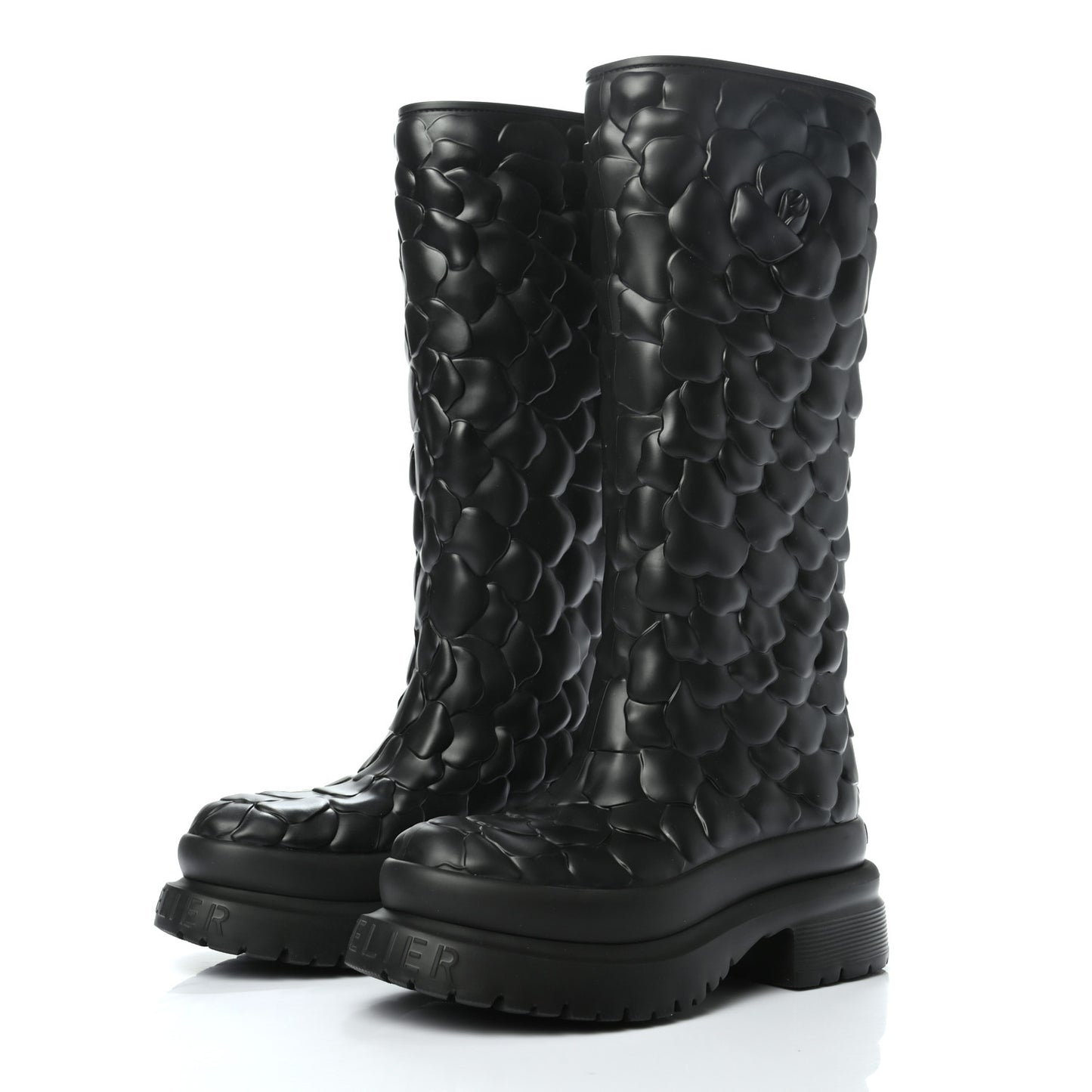 Rubber Atelier 03 Rose Edition 30/50mm Tall Rainboots 37 Black