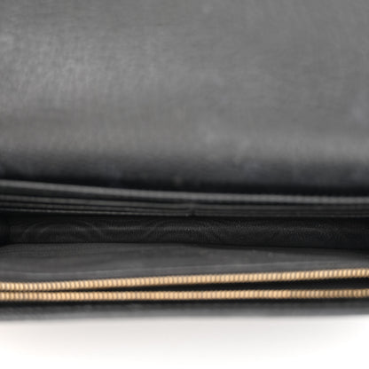 Gucci Pebbled Calfskin Soho Wallet on Chain Black 5 of 9