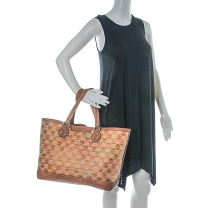 Gucci Straw Libeccio Monogram Large Sunset Tote Multicolor 2 of 7