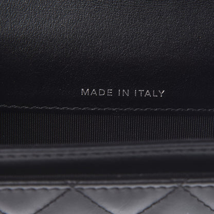 Chanel Aged Calfskin Quilted Reissue Flap Card Holder So Black 7 of 8