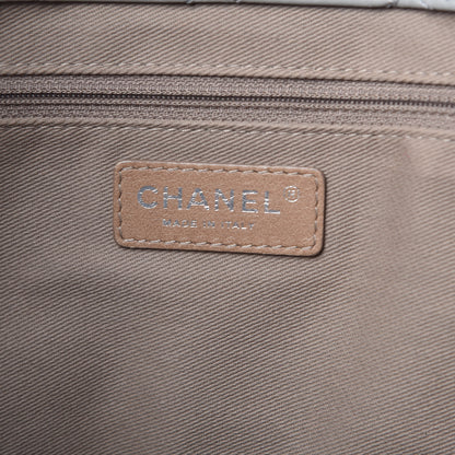 Chanel Calfskin Stitched Medium Shopping Tote Grey 7 of 16