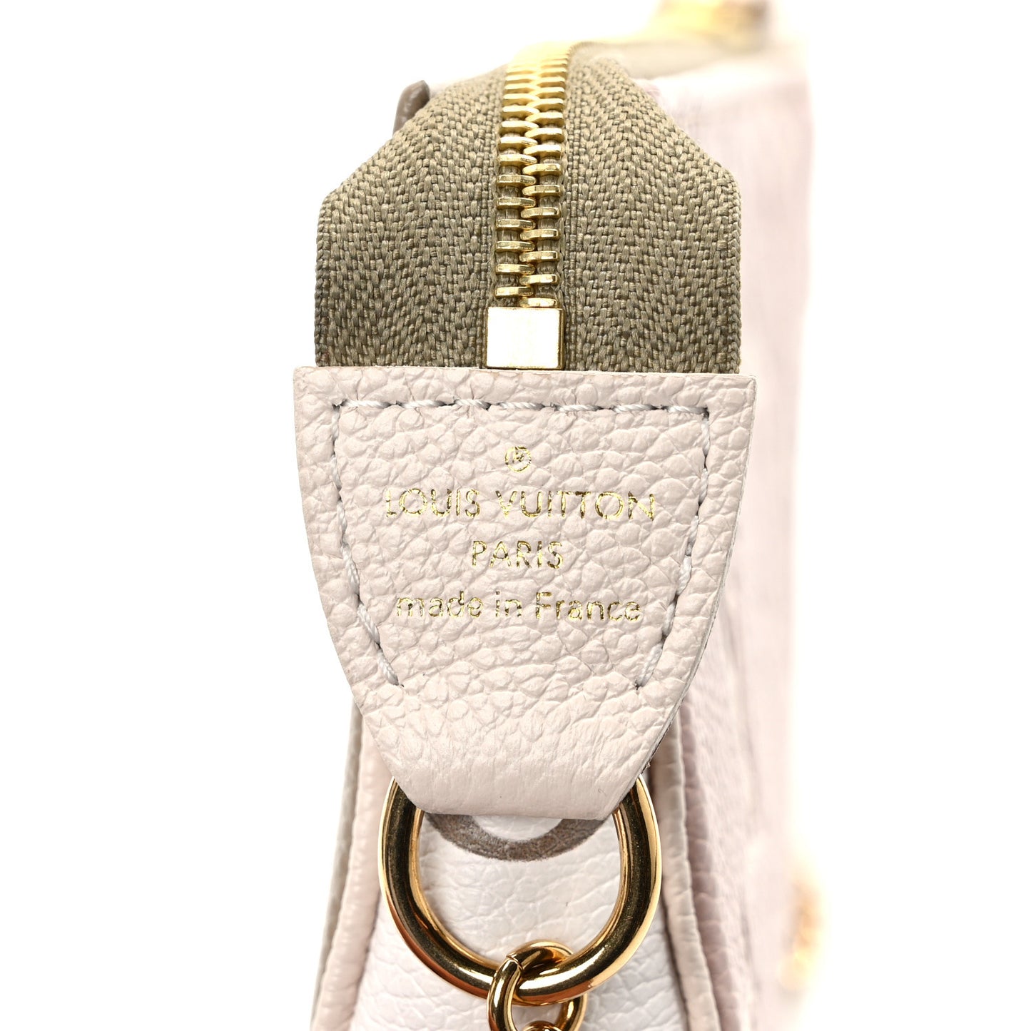 Empreinte Spring in the City Mini Pochette Accessories Kaki Beige Cream