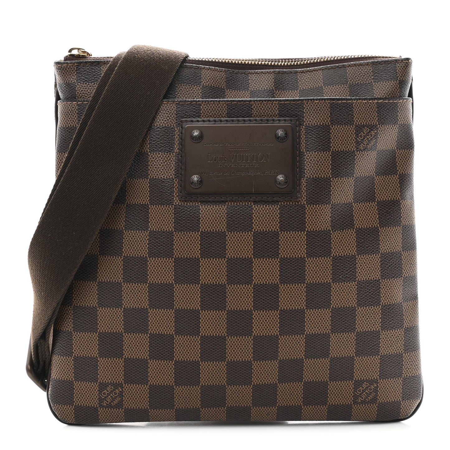 Damier Ebene Brooklyn Flat Pochette