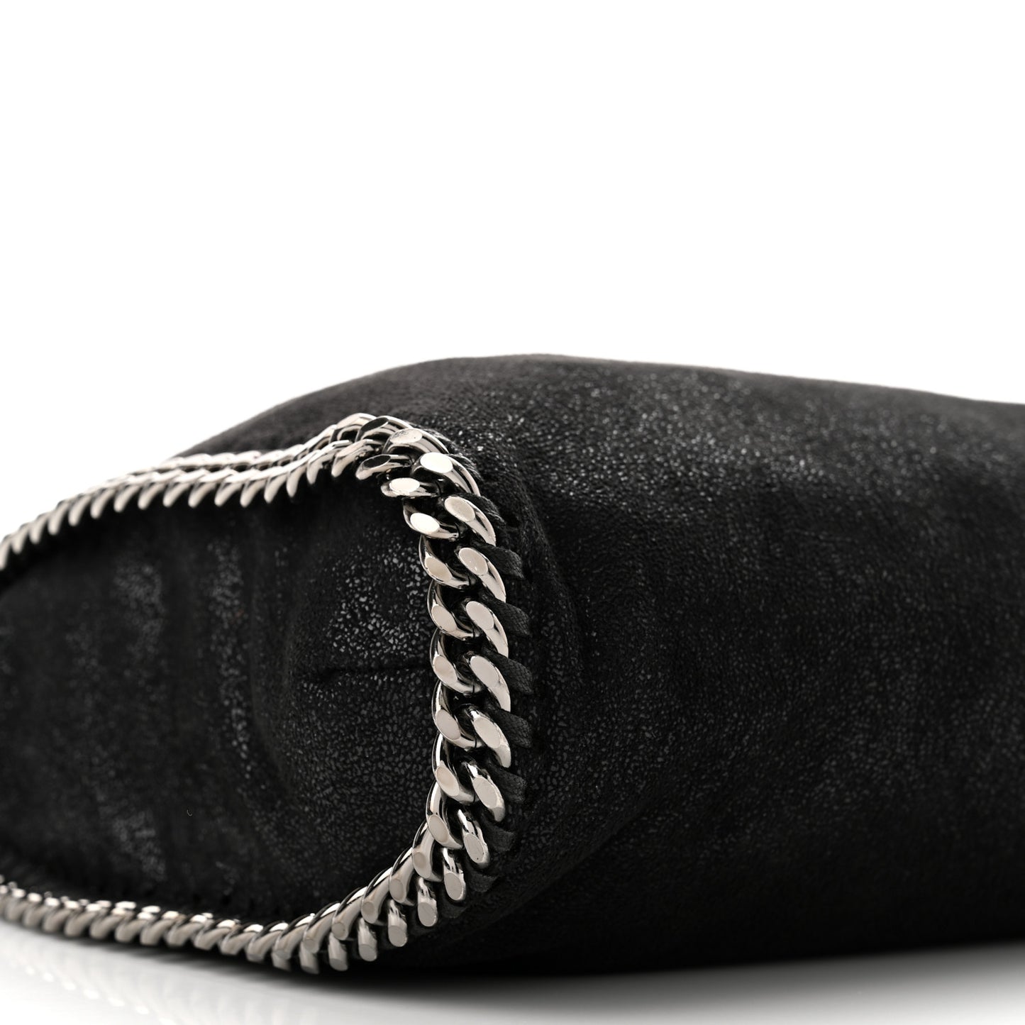 Shaggy Deer Falabella Fold Over Tote Black