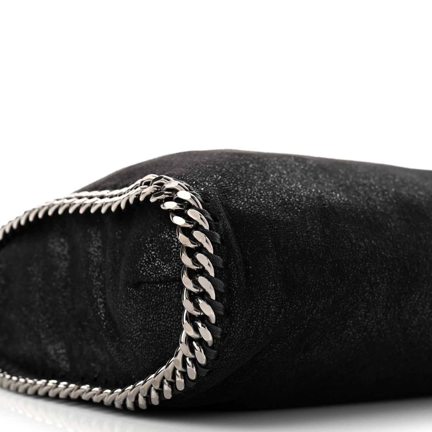 Stella McCartney Shaggy Deer Falabella Fold Over Tote Black 8 of 9