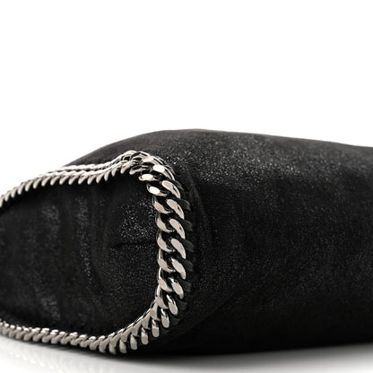 Stella McCartney Shaggy Deer Falabella Fold Over Tote Black 8 of 9