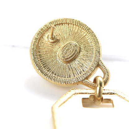 Chanel Pearl CC Tags Drop Earrings Gold 4 of 5