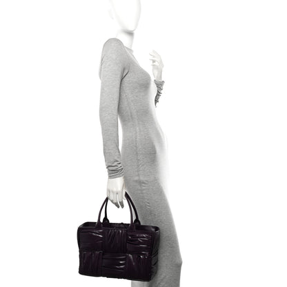Bottega Veneta Foulard Intrecciato Pleated Medium Arco Tote Dark Mystic 2 of 11