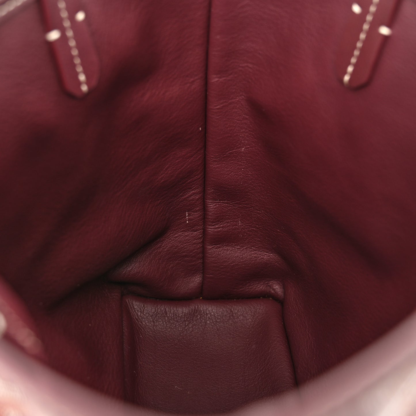 Goyardine Reversible Mini Anjou Burgundy