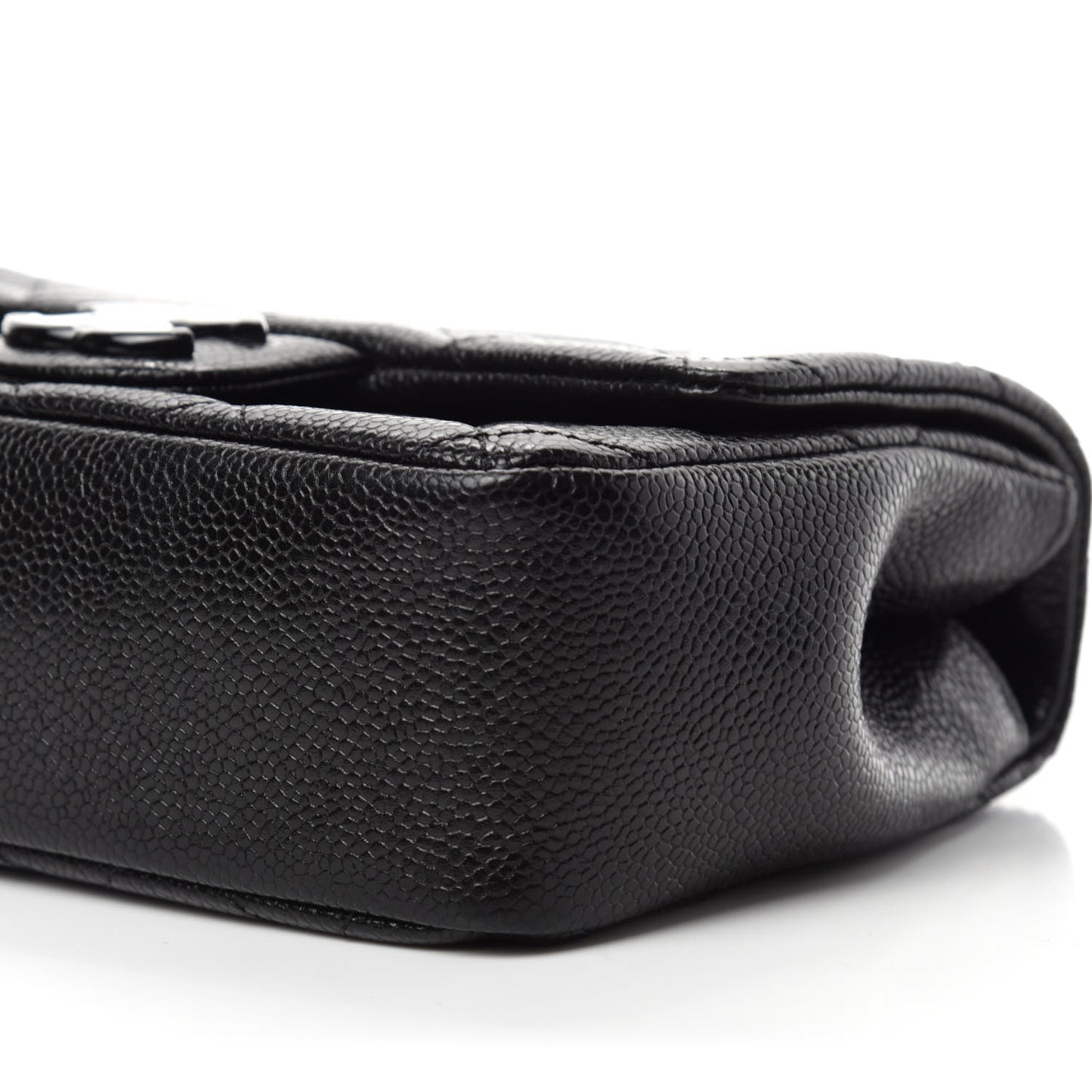 Caviar Quilted Incognito Mini Square Flap Black
