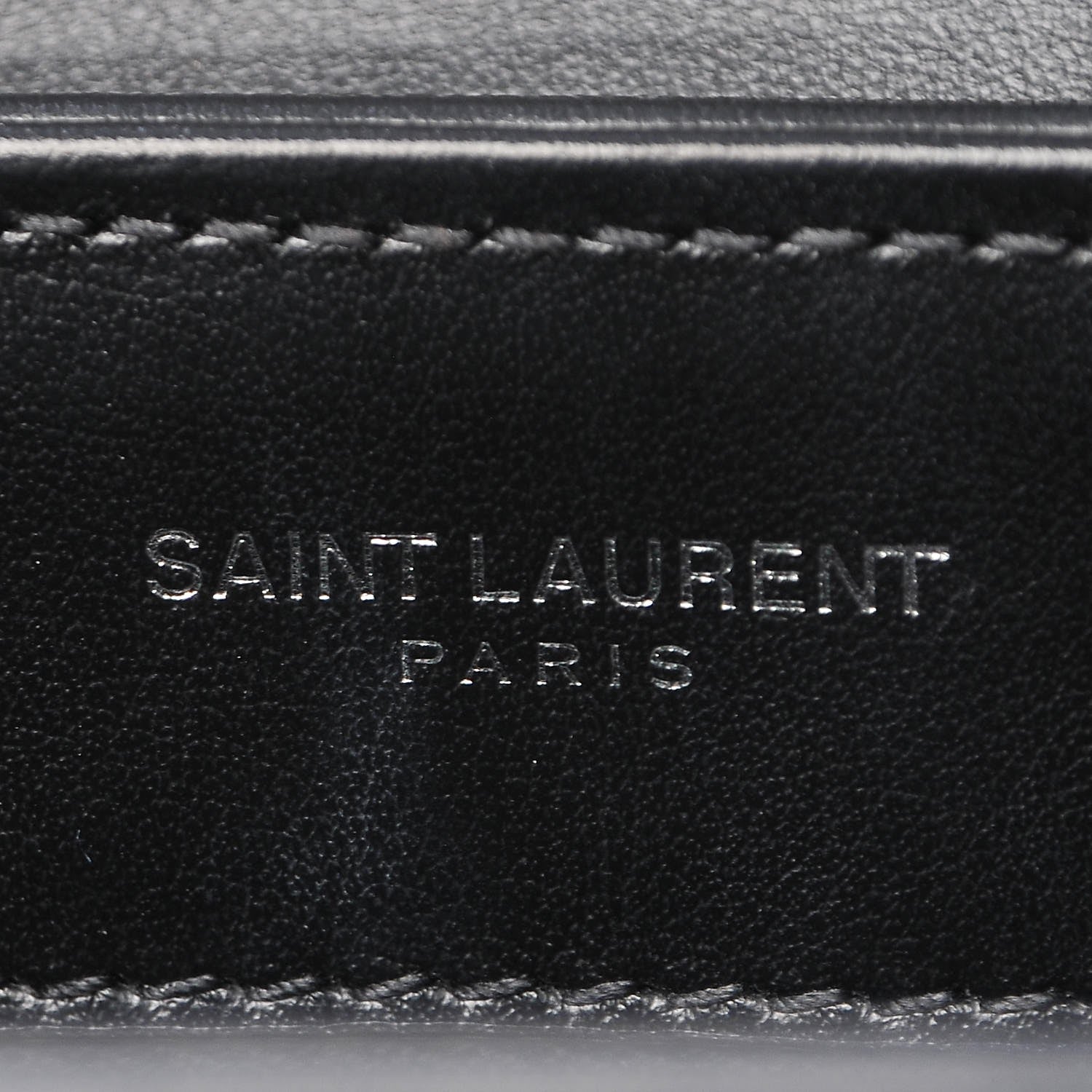 Saint Laurent Calfskin Y Quilted Monogram Toy Loulou Crossbody Bag Black 6 of 7