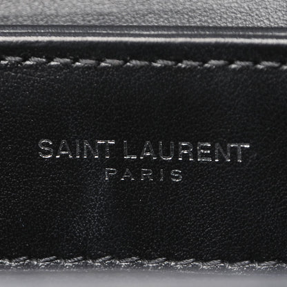 Saint Laurent Calfskin Y Quilted Monogram Toy Loulou Crossbody Bag Black 6 of 7