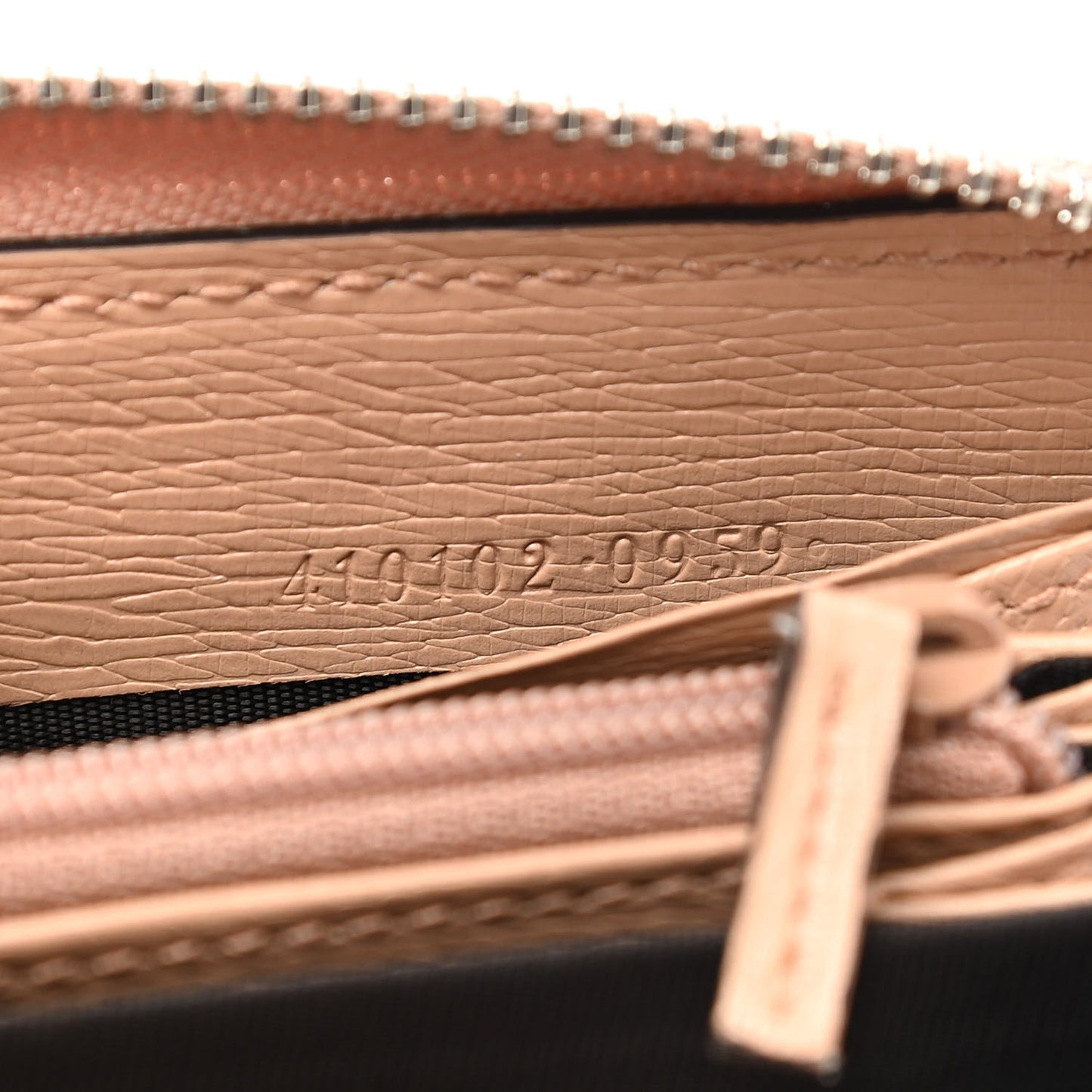 Shangai Calfskin Blooms Print Zip Around Wallet Pink Apricot Multicolor