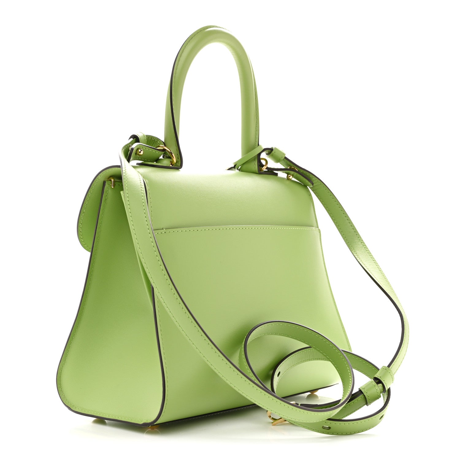 Delvaux Box Calfskin PM Brillant Satchel Aloe 4 of 11
