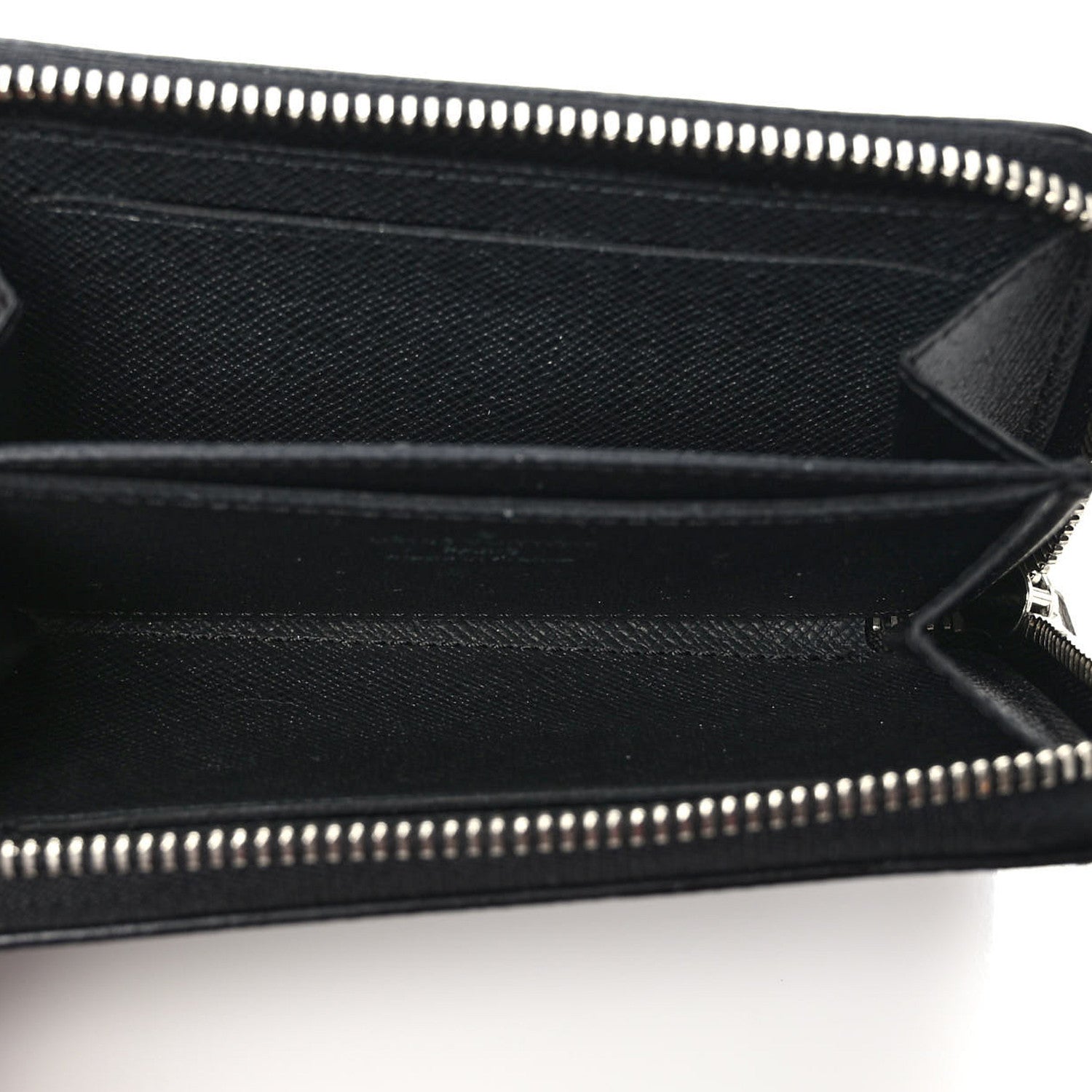 Louis Vuitton Taiga Zippy Coin Purse Vertical Black 6 of 6