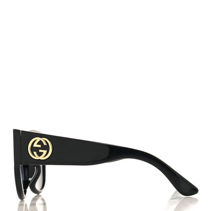 Gucci Acetate Square Frame Sunglasses GG0142SA Black 3 of 8